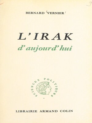 cover image of L'Irak d'aujourd'hui